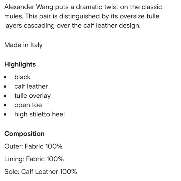 Alexander Wang Mules - Picture 15 of 15